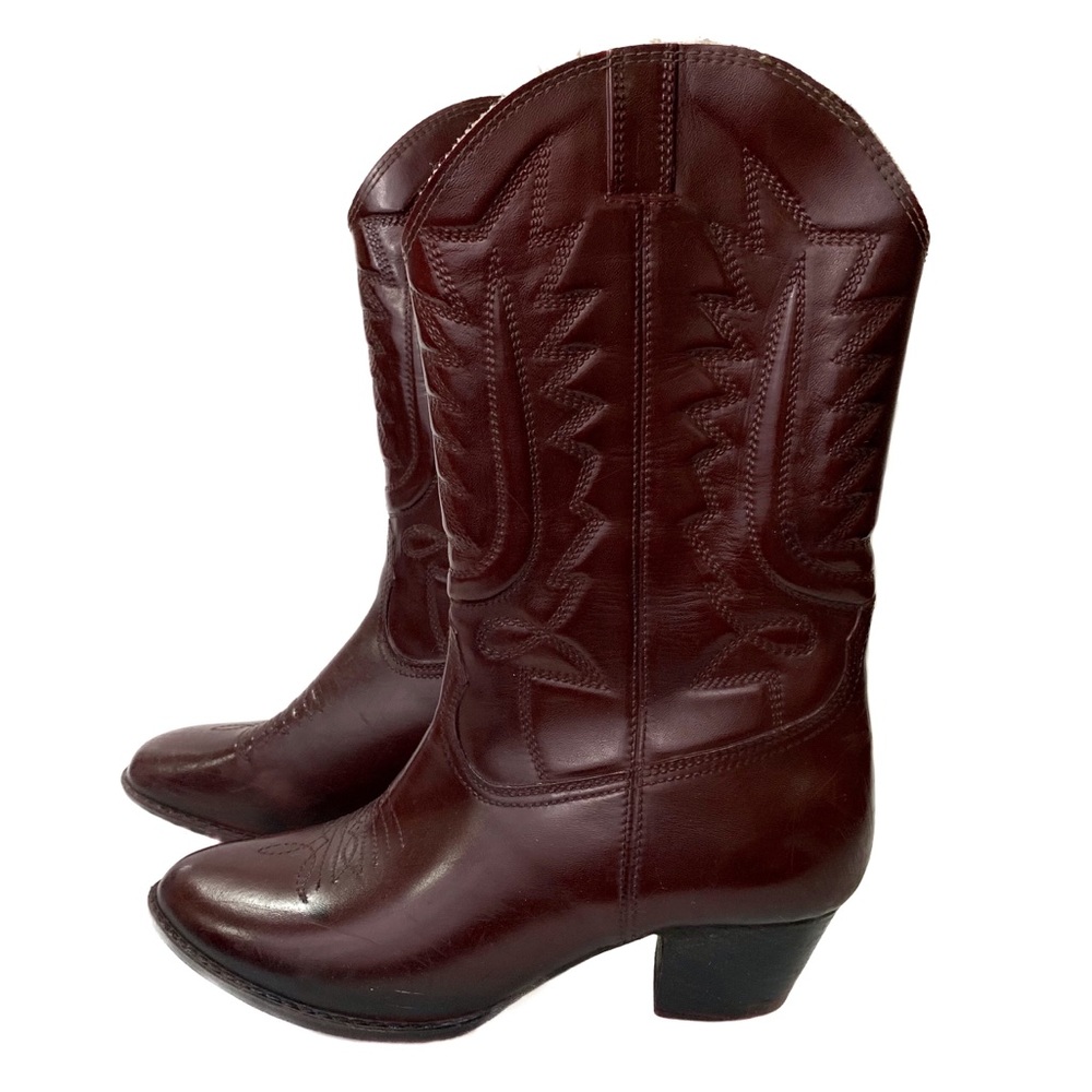 Western Boots Vintage Size 10 Moulded Construction, Rainboots